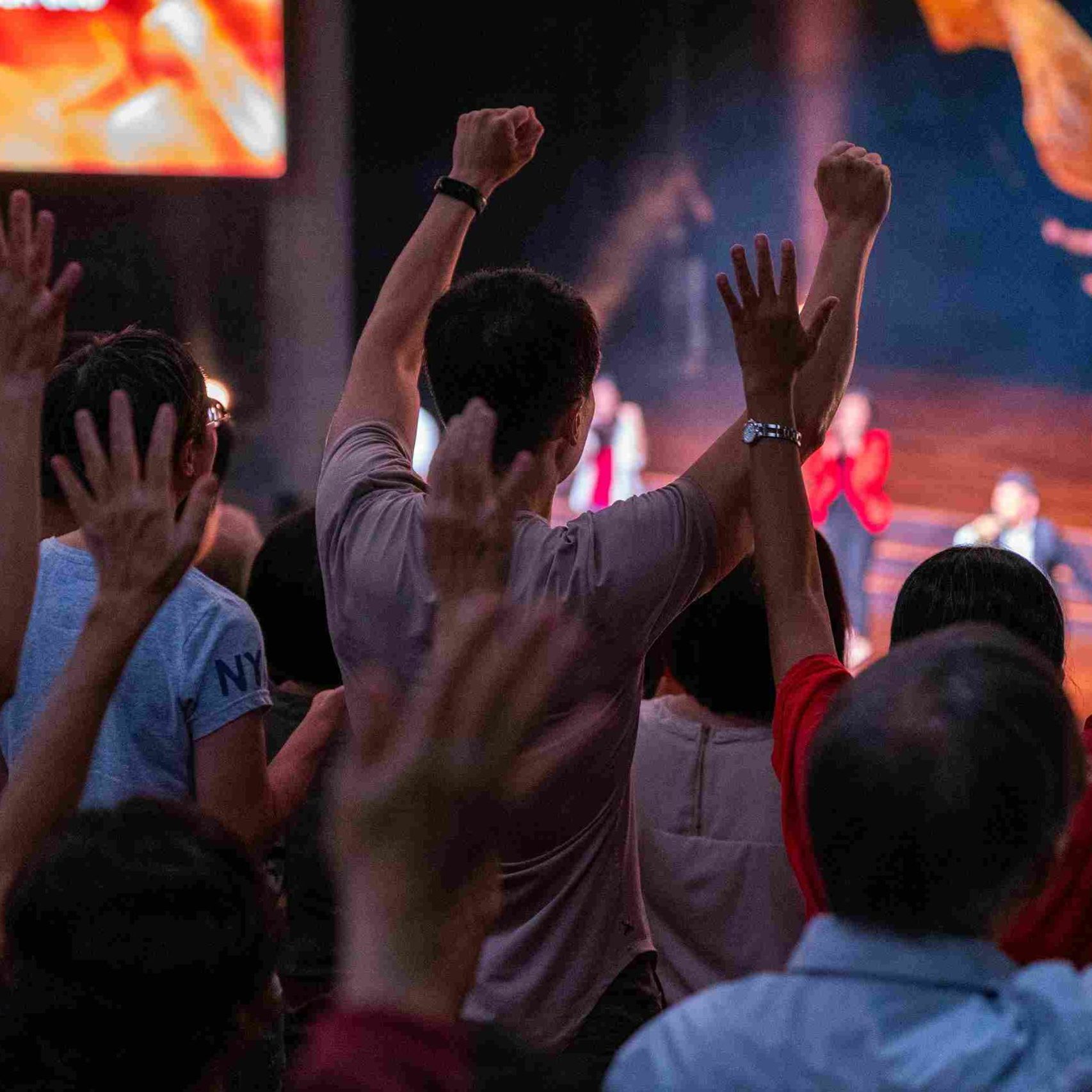 Light through stained glass — a symbol of hope and vision